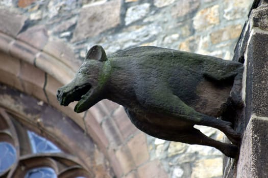 At the church of St. Mary in Lemgo (Lippe district,North Rhine-Westphalia)