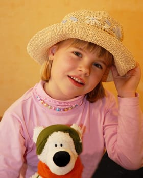 She always has a lot of fun when we just try out all sorts of things......!:-)