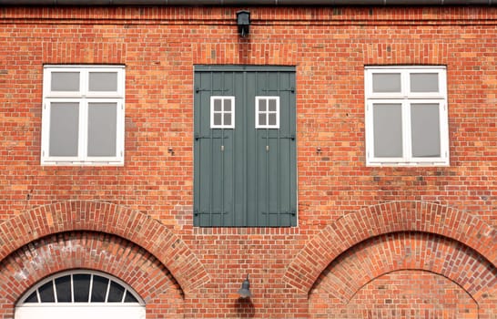 Warehouse in the port of Cuxhaven (North Sea)