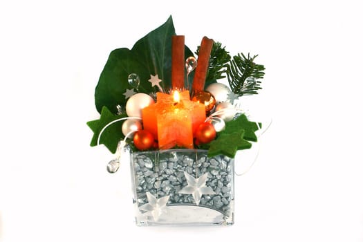 Advent decoration orange