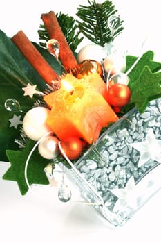Advent decoration orange