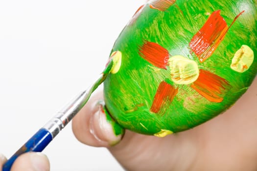 Painting eggs