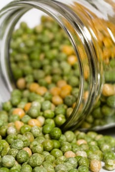 Peas in a jar