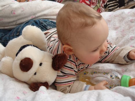 Child in bed