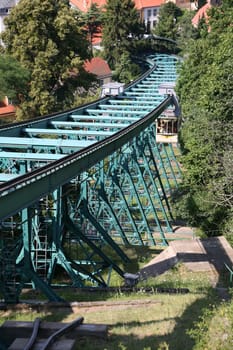 Overhead railway