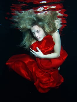 Underwater model photos with Christina. More UW models under www.Scubacuties.com