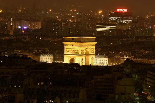 Taken from the Eiffel Tower