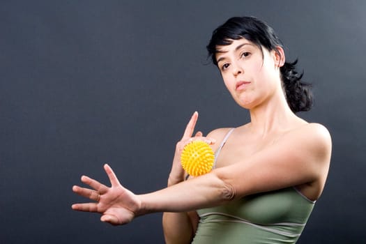 Olivera with massage ball