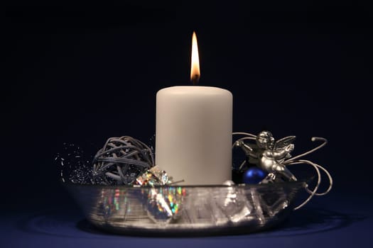 Advent decoration blue