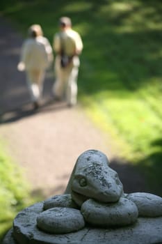 Weimar,in Park an der Ilm (Goethepark)