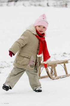 Princess tobogganing