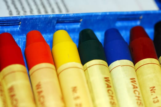 Wax crayons 1