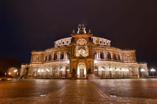 Dresden - Semperoper at night
