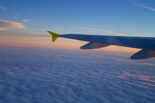 Above the clouds