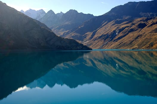 Water Mirror,Dam,Valais,Switzerland