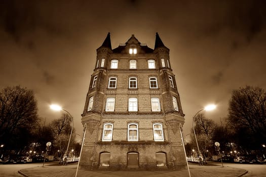 Corner house