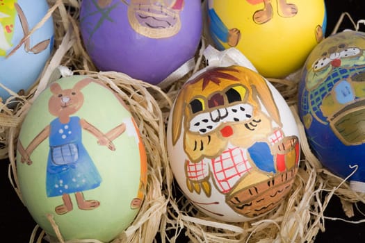 Painted Easter eggs