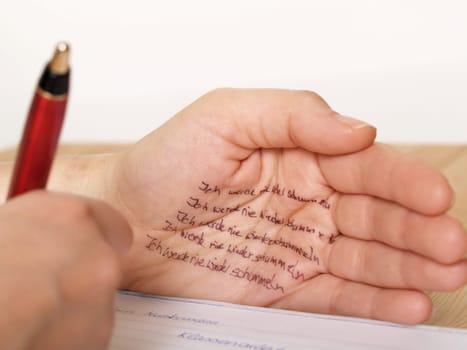 I'll never cheat again