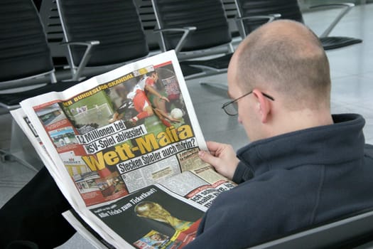Reading man