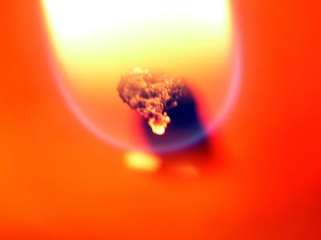 I was mainly concerned with the bluish ring around the flame