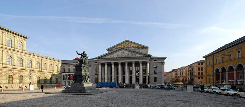 in front of the Munich State Opera...