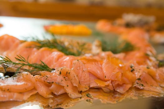 Salmon - buffet platter