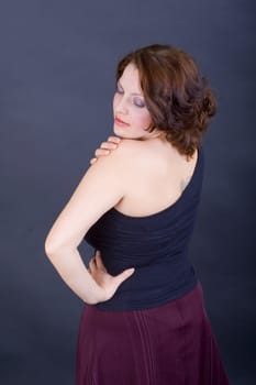 Angelique's back view