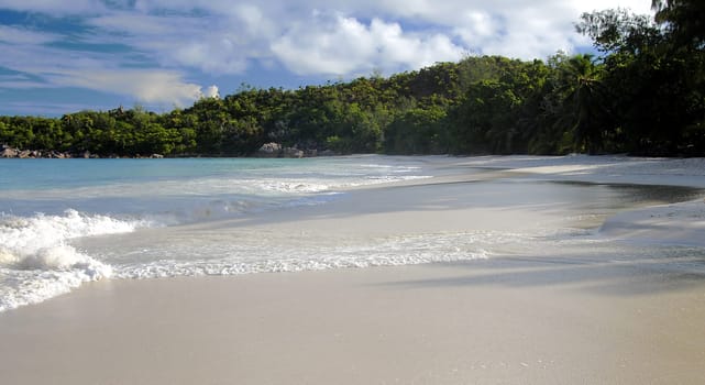 Imagine,there is a dream beach and no one goes  -) In the Seychelles,this can still be found very often
