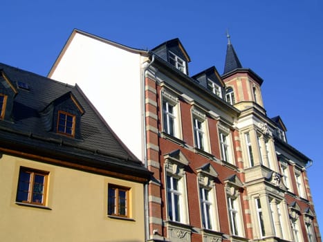 Old building façade