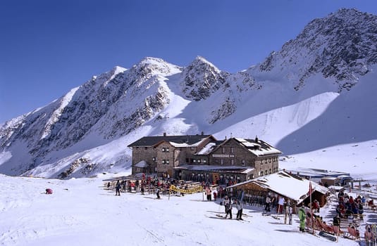 ... on the Stubai Glacier...