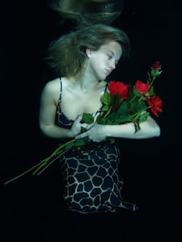 Underwater shooting,again with Christina from the MK.