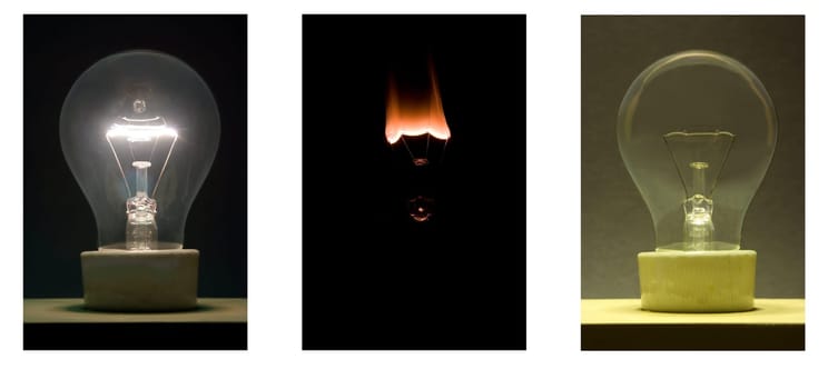 The life path of a light bulb