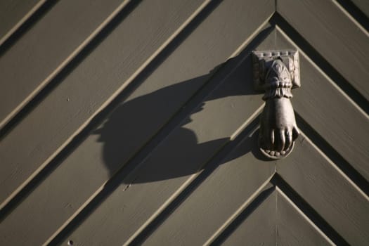 Detail of an old front door