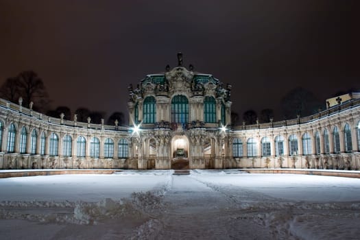 Wall pavilion of the Dresden Zwinger
