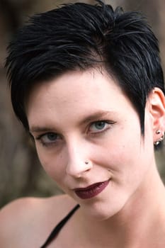 Young attractive woman