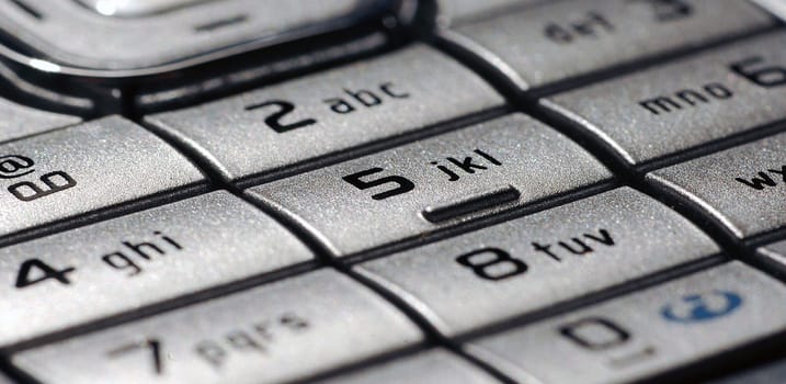 Mobile phone keypad