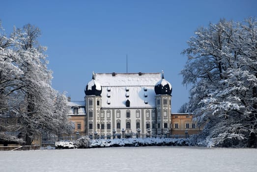 Maxlrain Castle in winter