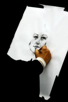The Street Painter and the Girl