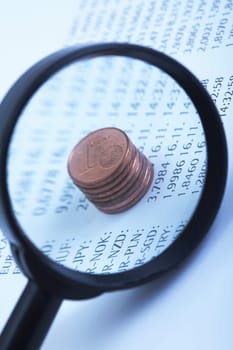 Currency exchange rate under the magnifying glass