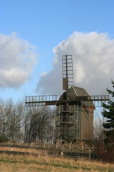 Wooden houses mill