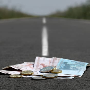 The money is on the street