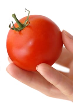 A fresh tomato
