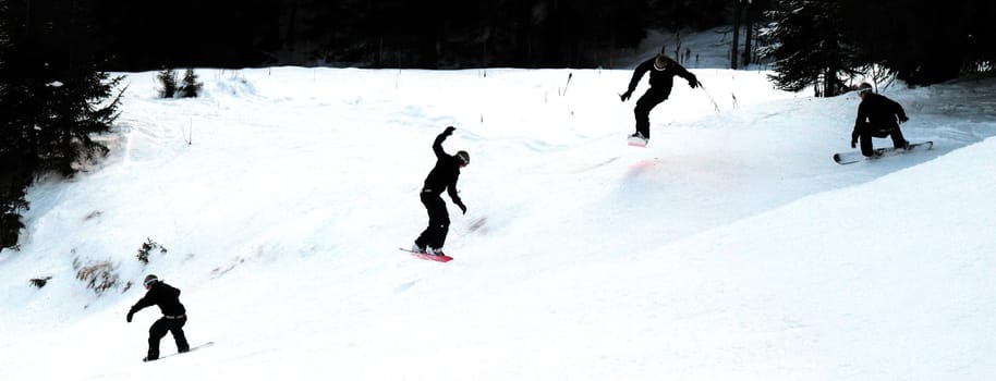 Snowboarder Panorama