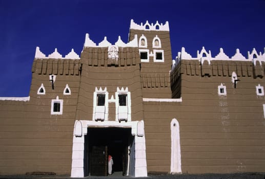 Old clay fort in Najran in southern Saudi Arabia,near the Yemeni border.
