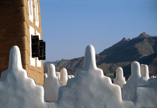 Old clay fort in Najran in southern Saudi Arabia,near the Yemeni border.