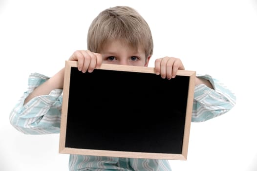 a black board