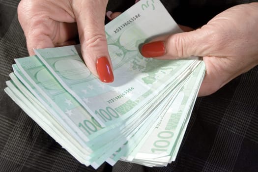 Withdrawing money