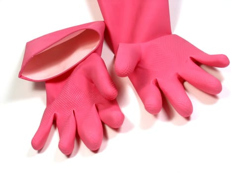 Rubber gloves
