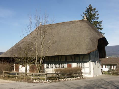 The only thatched-roof house still in existence in the canton of Zurich was built around 1682. In 1823,the municipality of Hüttikon acquired a part of the house and operated a school until 1874. In 1940,the canton bought the house and set up a youth for a few decades.