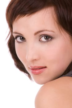 Beautiful face and shoulder